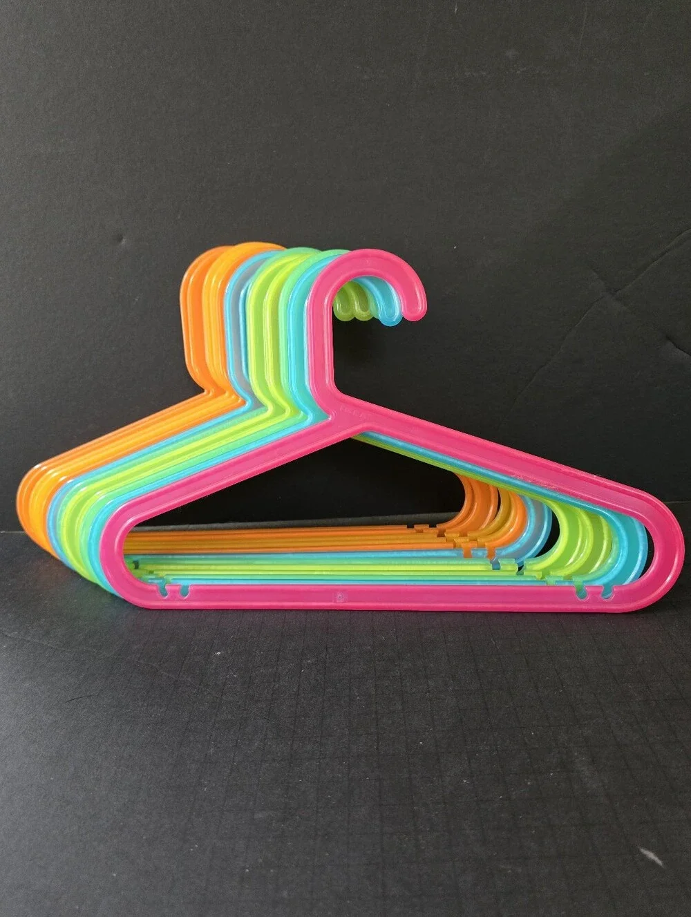 IKEA Kids Multicolored Plastic Hangers QTY 12